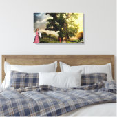 Toile Unicorne et princesse (Insitu(Chambre))
