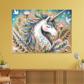 Toile Unicorne magique (Insitu(Salon))