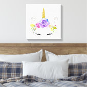 Toile Unicorne Magique, Cute Unicorn, Nourriture pour fi (Insitu(Chambre))