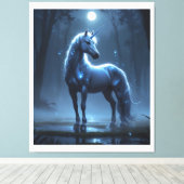 Toile Unicorne Theme Canvas Art (Insitu (Plancher de Bois))