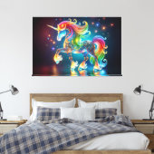 Toile Unicorne unique (Insitu(Chambre))