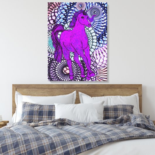 Toile Unicorne unique (Insitu(Chambre))