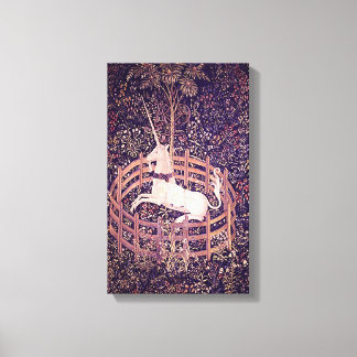 Toile Unicorne vintage En Captivité Tapisserie Enveloppé