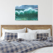 Toile Unicornes dans les vagues (Insitu(Chambre))