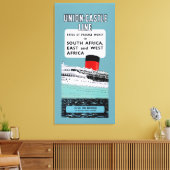 Toile Union Castle Line Brochure ~ XL (Insitu(Salon))