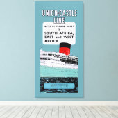 Toile Union Castle Line Brochure ~ XL (Insitu (Plancher de Bois))