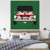 Toile Union Jack Austin Mini Cooper (Insitu(Chambre))