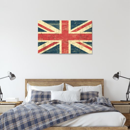 Toile Union Jack dégradée (Insitu(Chambre))