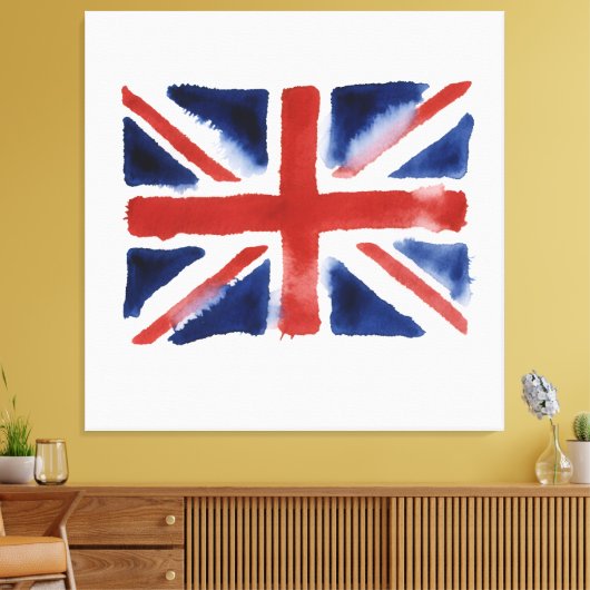 Toile Union jack design canvas print (Insitu(Salon))