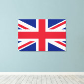 Toile Union Jack ~ Drapeau britannique (Insitu (Plancher de Bois))