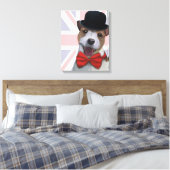 Toile Union Jack Jack Russell (Insitu(Chambre))