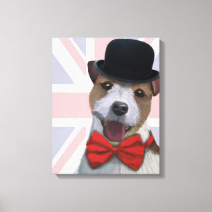 Toile Union Jack Jack Russell