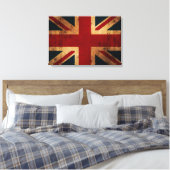 Toile Union Jack vintage (Insitu(Chambre))