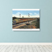 Toile Union Pacific Streamliner "Ville de Denver" (Insitu (Plancher de Bois))