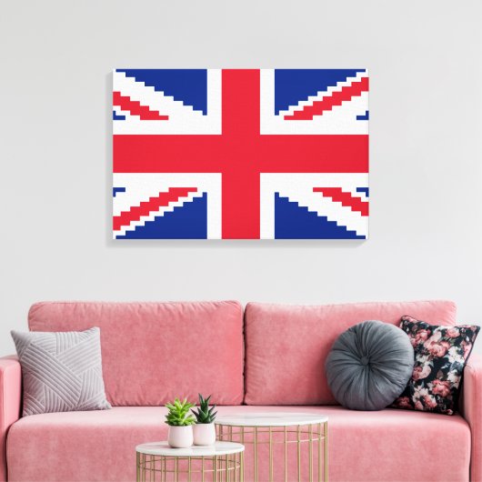 Toile Union Pixel Jack 8 bits (Insitu(Salon))