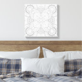Toile Unique Doodle Floral Art 6 (Insitu(Chambre))