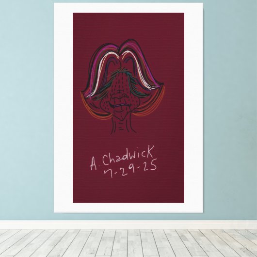 Toile Unique Original Animation Stretched Canvas (Insitu (Plancher de Bois))