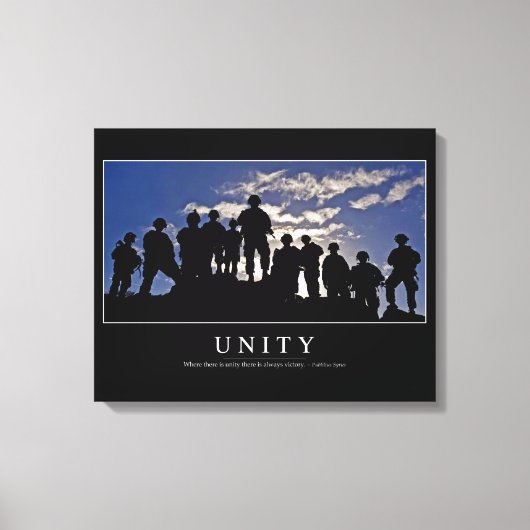 Toile Unité : Citation inspirante 2 (Recto)