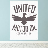 Toile United Motor Oil Corporation, (Insitu (Plancher de Bois))