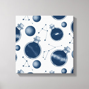Toile Univers dans une bouteille