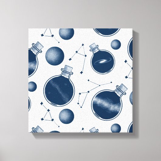 Toile Univers dans une bouteille (Recto)