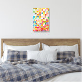 Toile Univers de bonbons (Insitu(Chambre))