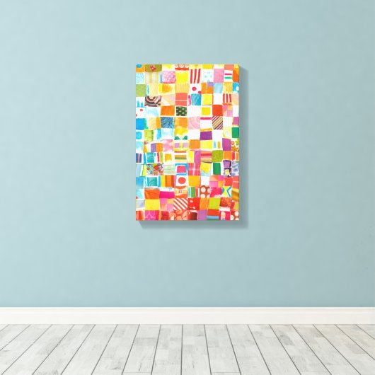 Toile Univers de bonbons (Insitu (Plancher de Bois))