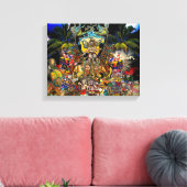 Toile univers reggae (Insitu(Salon))