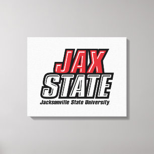 Toile Université d'État de Jacksonville JAX STATE Logo