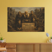 Toile Unshaken. Non déplacé. Sans rupture. — Gaza tous l (Insitu(Salon))