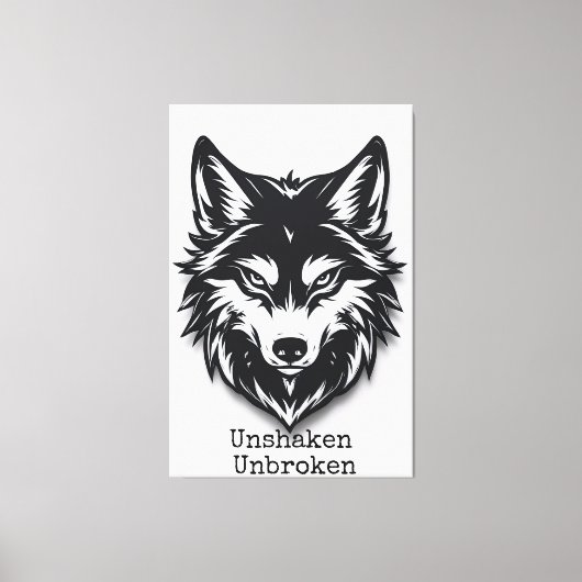 Toile Unshaken. Unbroken (Recto)