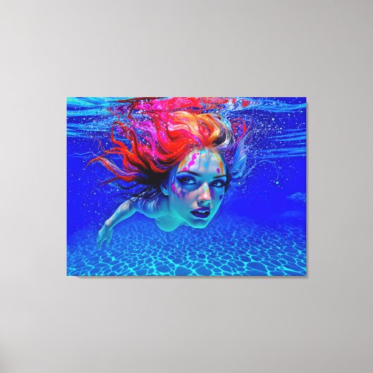 Toile “Up Close and Personal” - A Chromatic Portrait (Recto)