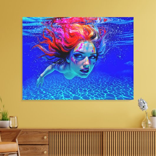 Toile “Up Close and Personal” - A Chromatic Portrait (Insitu(Salon))