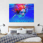 Toile “Up Close and Personal” - A Chromatic Portrait (Insitu(Chambre))