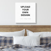 Toile Upload Your Own Design Here | Custom Template (Insitu(Chambre))