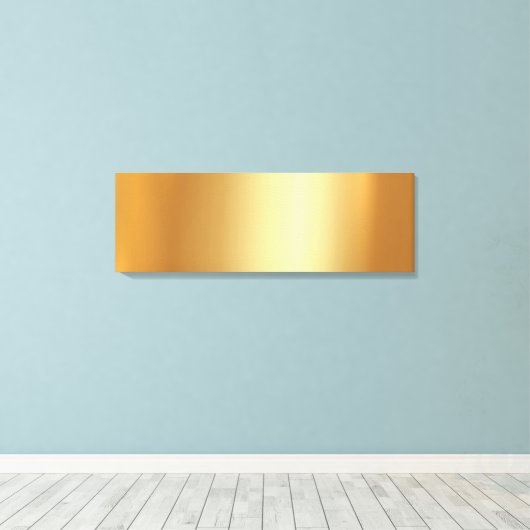 Toile Upload Your Photo on Glamorous Gold Background (Insitu (Plancher de Bois))