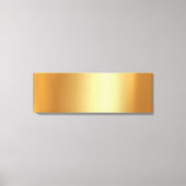 Toile Upload Your Photo on Glamorous Gold Background (Recto)