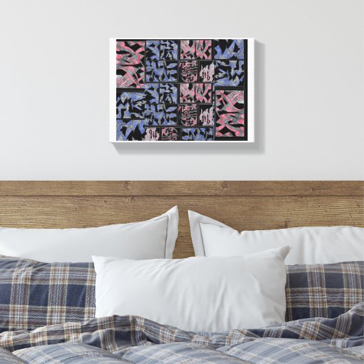 Toile Urban Abstract Harmony Canvas (Insitu(Chambre))