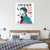 Toile Urban Hope - Abstract Portrait Illustration (Insitu(Chambre))