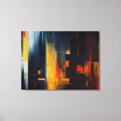 Toile Urban Lights Abstract Geometry (Recto)