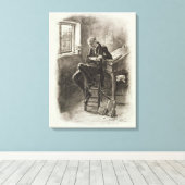 Toile Uriah Heep, de "Charles Dickens : Un commérage sur (Insitu (Plancher de Bois))