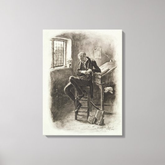 Toile Uriah Heep, de "Charles Dickens : Un commérage sur (Recto)