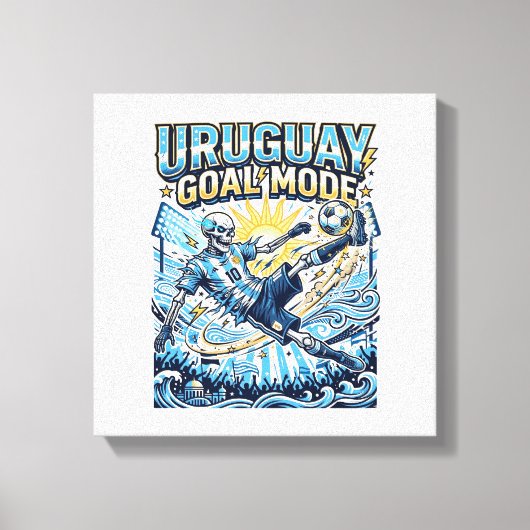 Toile Uruguay Mode Goal Skeleton Striker Nations Dynamiq (Recto)