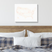 Toile US Map (Insitu(Chambre))