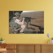 Toile US Marine test feu une mitrailleuse lourde M240 (Insitu(Salon))