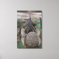 US Marine tire une mitrailleuse de calibre M2 50