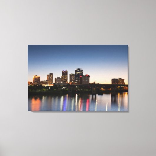 Toile USA, Arkansas, Little Rock, City Skyline (Recto)