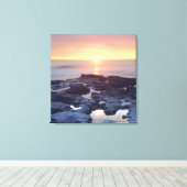 Toile USA, Californie, San Diego. Marée des falaises du (Insitu (Plancher de Bois))