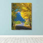 Toile USA, Colorado. Route Flanquée Par Aspens (Insitu (Plancher de Bois))