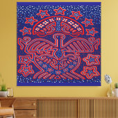 Toile USA Eagle Democratic Patriot (Insitu(Salon))